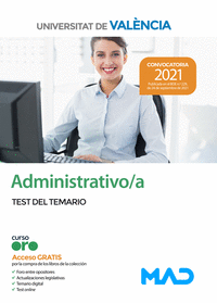 Administrativo/a universitat valencia test del tem