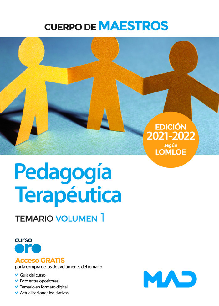 Cuerpo maestros pedagogia terapeutica temario volumen 1