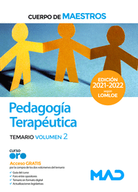 Cuerpo maestros pedagogia terapeutica temario volumen 2