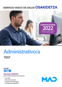 Administrativo/a de Osakidetza-Servicio Vasco de Salud. Test