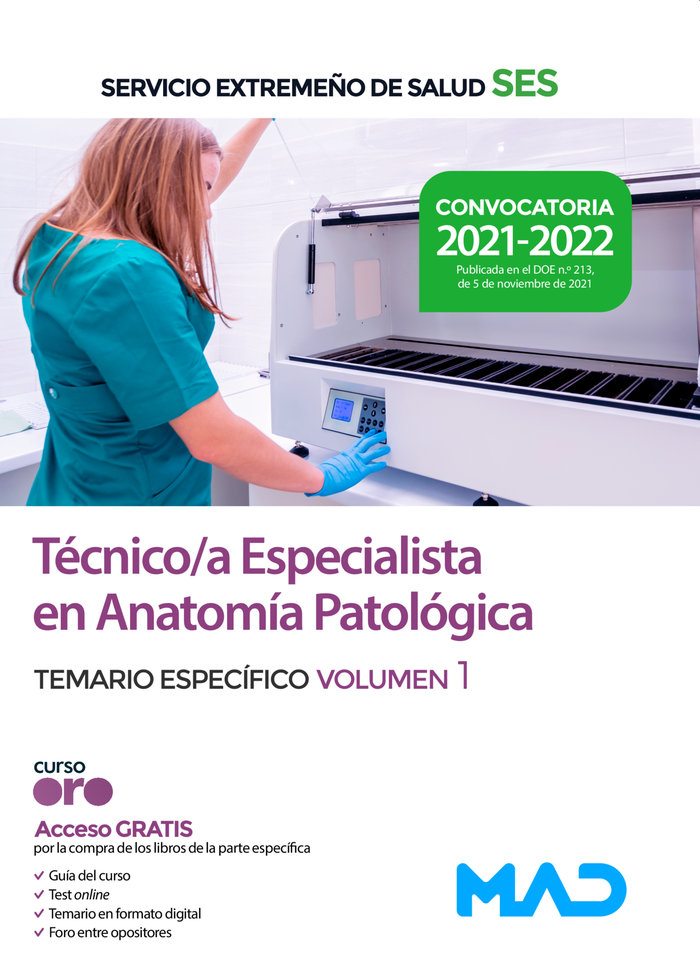 Tecnico/a especialista anatomia patologica del servicio e