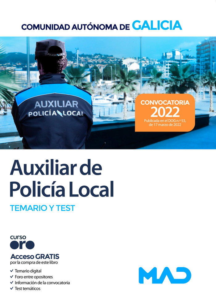 Auxiliar policia local comunidad autonoma de gal