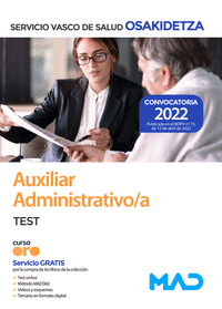 Auxiliar Administrativo/a de Osakidetza-Servicio Vasco de Salud. Test