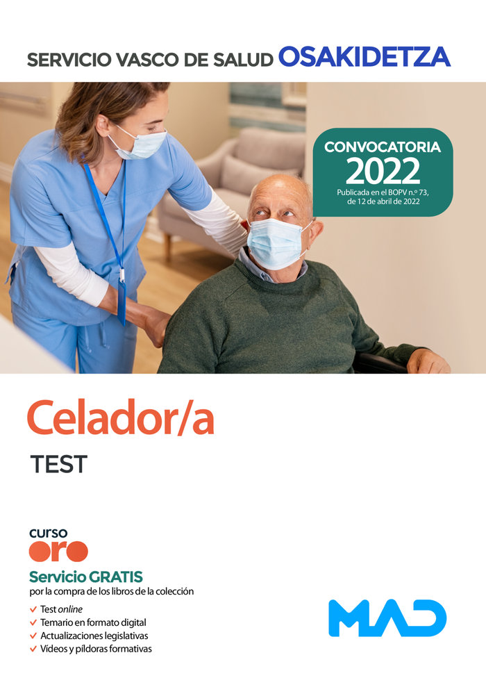 Celador/a de Osakidetza-Servicio Vasco de Salud. Test