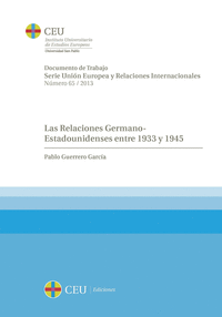 Las Relaciones Germano-Estadounidenses entre 1933 y 1945