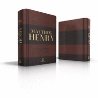 Biblia de estudio Matthew Henry - Leathersoft con Ændice