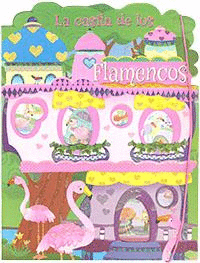 La casita de los flamencos rosa