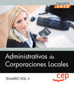 Administrativos de corporaciones locales temario  vol 2