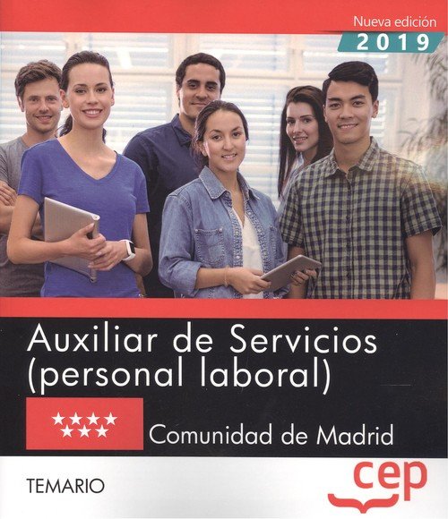 Auxiliar servicio personal laboral comunidad madrid temario