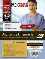 Auxiliar de enfermeria principado de asturias pack ahorro b