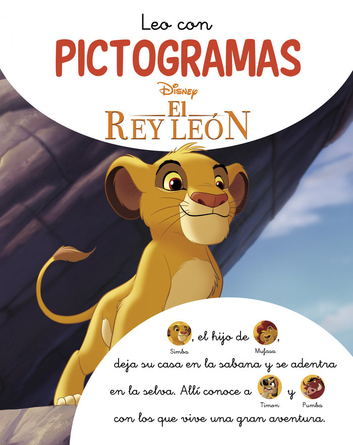 Leo con pictogramas disney. la historia del rey leon - TodoLibros