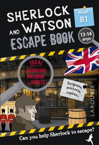 Sherlock & watson. escape book per repassar angles. 13-14 anys