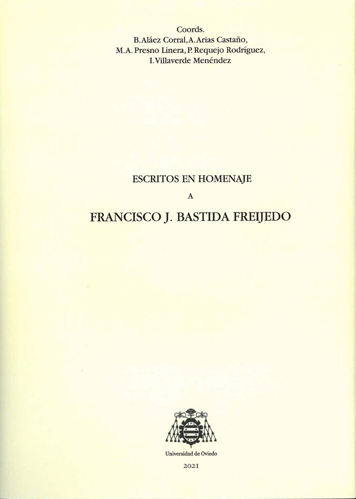 Estudios en Homenaje a Francisco J. Bastida Freijedo