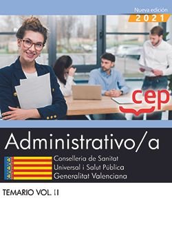 Administrativo/a conselleria sanitat valenciana vol 2