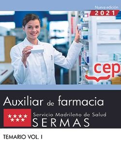 Tecnico/a auxiliar de farmacia servicio madrileño temario 1