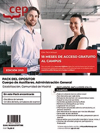 Pack opositor cuerpo auxiliar administracion general madrid