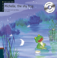 Michelle the shy frog