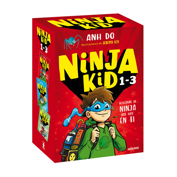 Estuche ninja kid 1 2 3