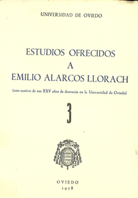 Estudios ofrecidos a Emilio Alarcos Llorach Tomo III