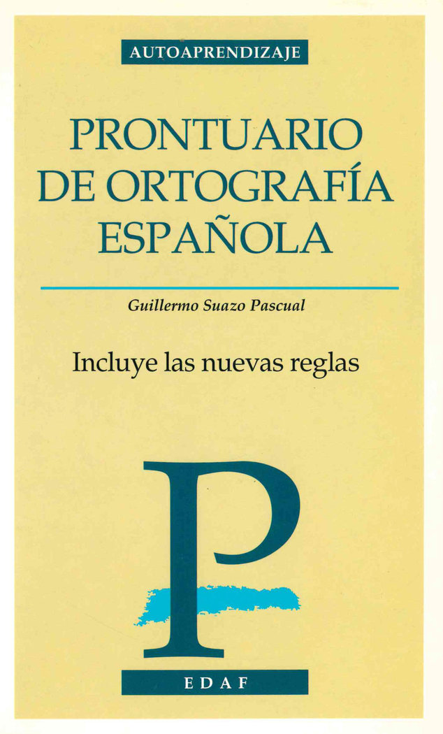Prontuario ortografia española