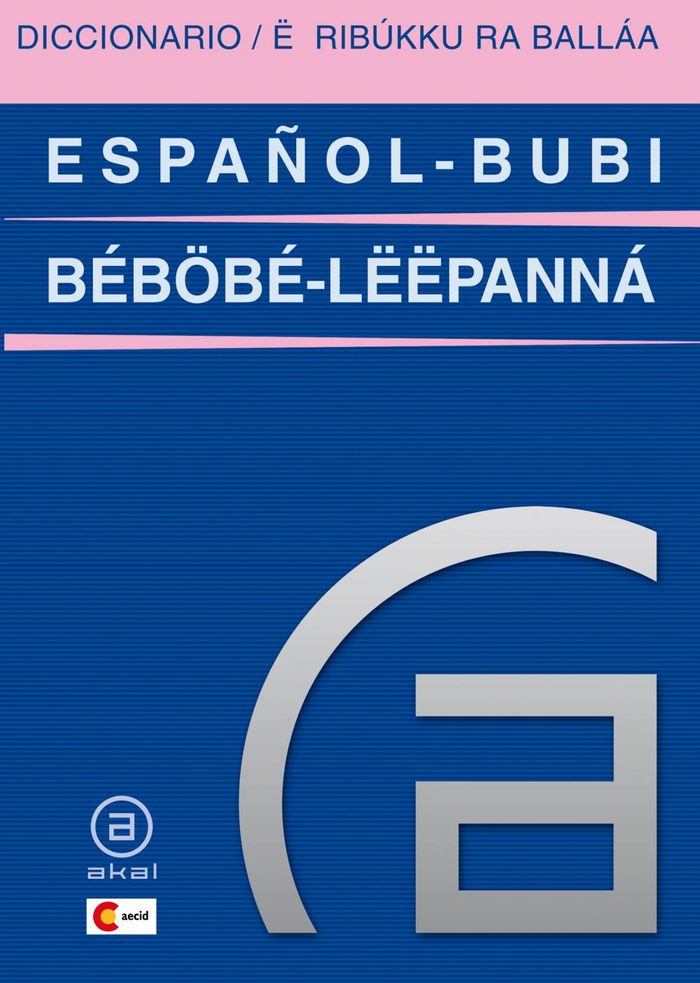 Diccionario español-bubi / bubi-español
