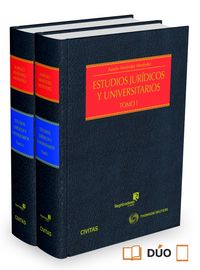 Estudios jurídicos y universitarios. 2 Tomos (Papel + e-book)