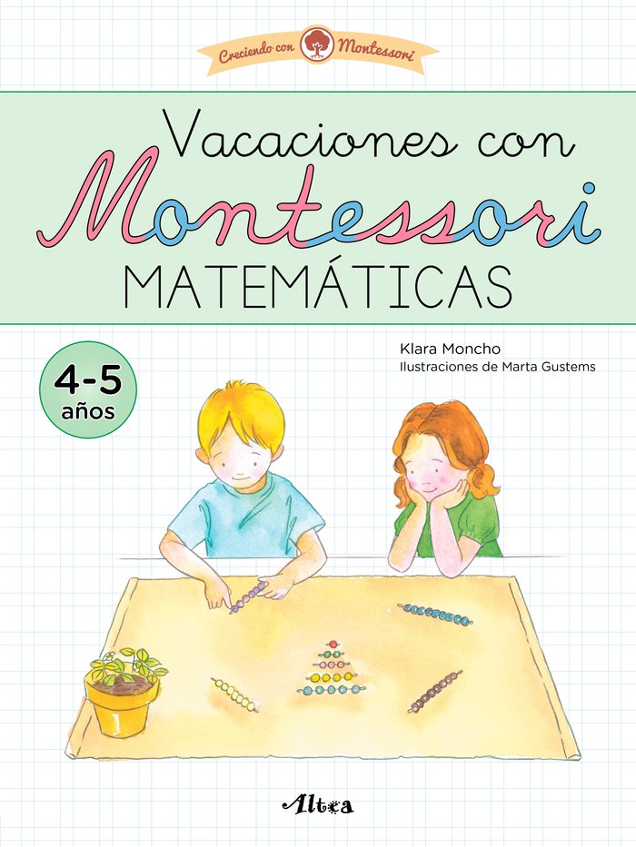 Vacaciones con montessori. matematicas