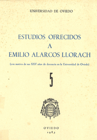 Estudios ofrecidos a Emilio Alarcos Llorach Tomo V