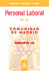 Grupo iii, personal laboral, comunidad de madrid. temario ge