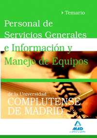 Personal de servicios generales e informacion y manejo de eq