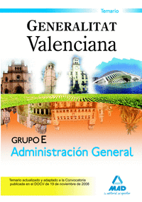 Grupo e, sector administracion general, generalitat valencia