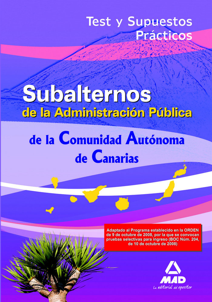 Subalternos de la administracion publica, comunidad autonoma