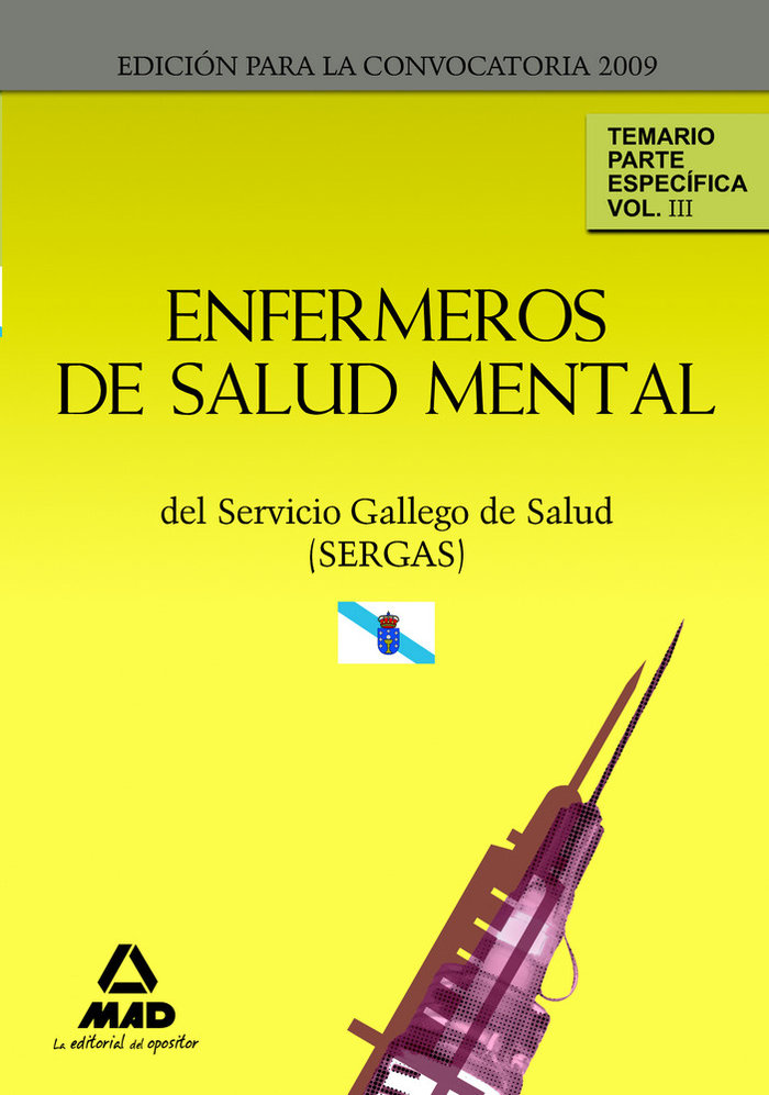 Enfermeros de salud mental del servicio gallego de salud (se