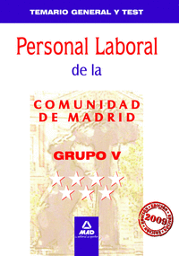 Personal laboral, grupo v, comunidad de madrid. temario gene