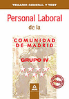 Personal laboral, grupo iv, comunidad de madrid. temario gen