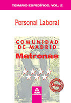 Matronas personal laboral de la comunidad de madrid. temario
