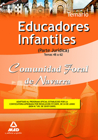 Educadores infantiles, comunidad foral de navarra. temario p