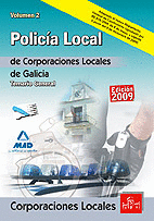 Policias locales de galicia. temario general. volumen ii