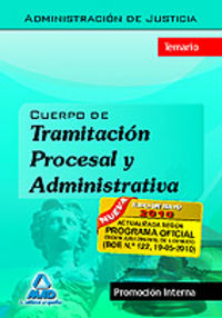 Cuerpo de tramitacion procesal y  administrativa, promocion