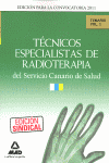 Tecnicos especialistas de radioterapia, servicio canario de