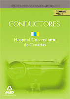 Conductores del hopital universitario de canarias. temario.