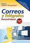 Correos y telegrafos p.laboral temario vol.i 2012