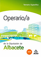 Operario/a de la Diputación de Albacete. Temario Específico