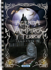 Agenda escolar permanente - Vampiros y terror