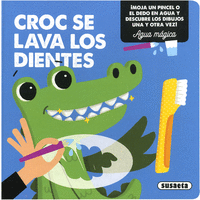 Croc se lava los dientes