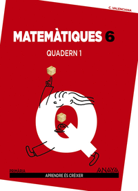 Matemàtiques 6. Quadern 1.