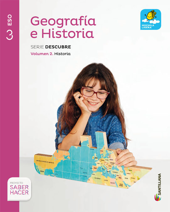 Geografia e historia mochila ligera 3 secundaria