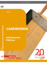 Carpinteros instituciones publicas. test