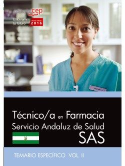 Tecnico/a en farmacia servicio andaluz salud sas tem