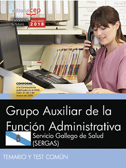 Grupo auxiliar de la funcion administrativa. servicio galleg